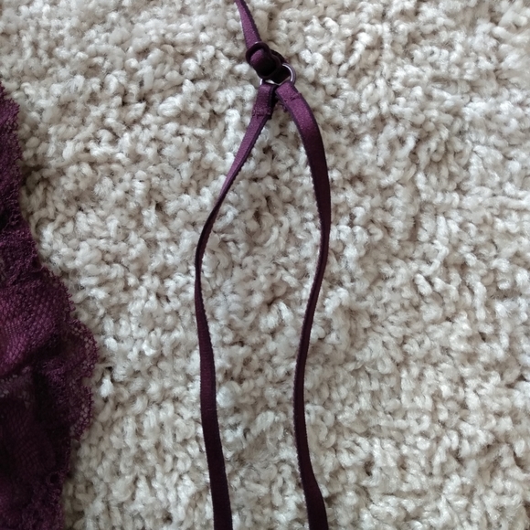 Sale!! Parade Perfect Lace Purple Plunge Bralette - Picture 6 of 8